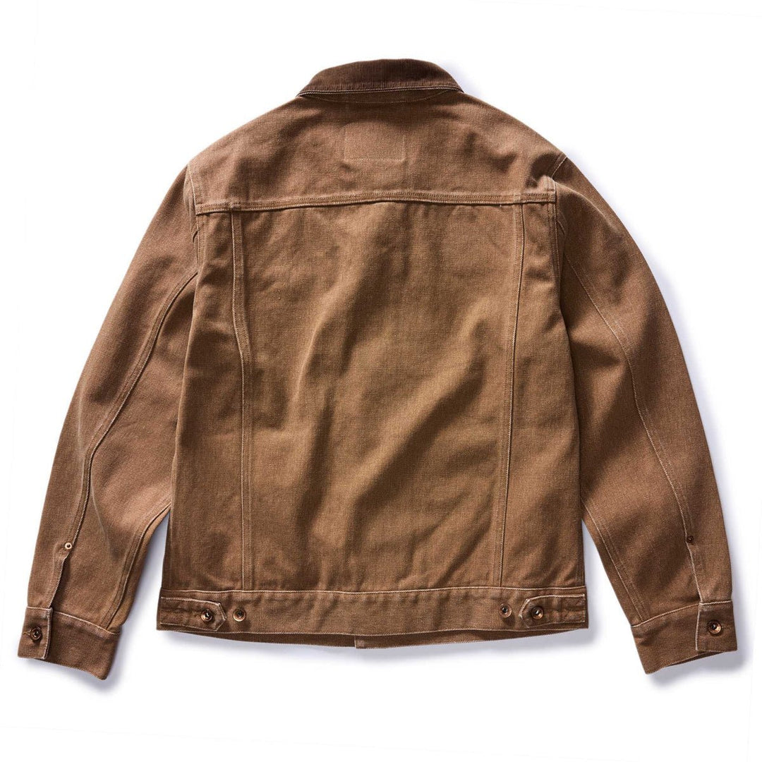 The Ryder Jacket in Tobacco Chipped Canvas - Echo Market