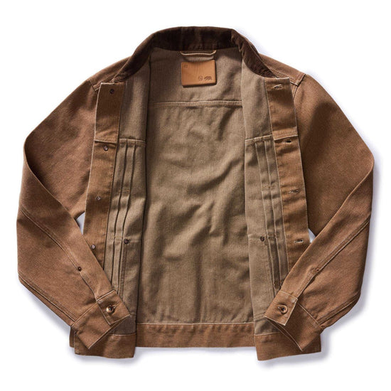 The Ryder Jacket in Tobacco Chipped Canvas - Echo Market