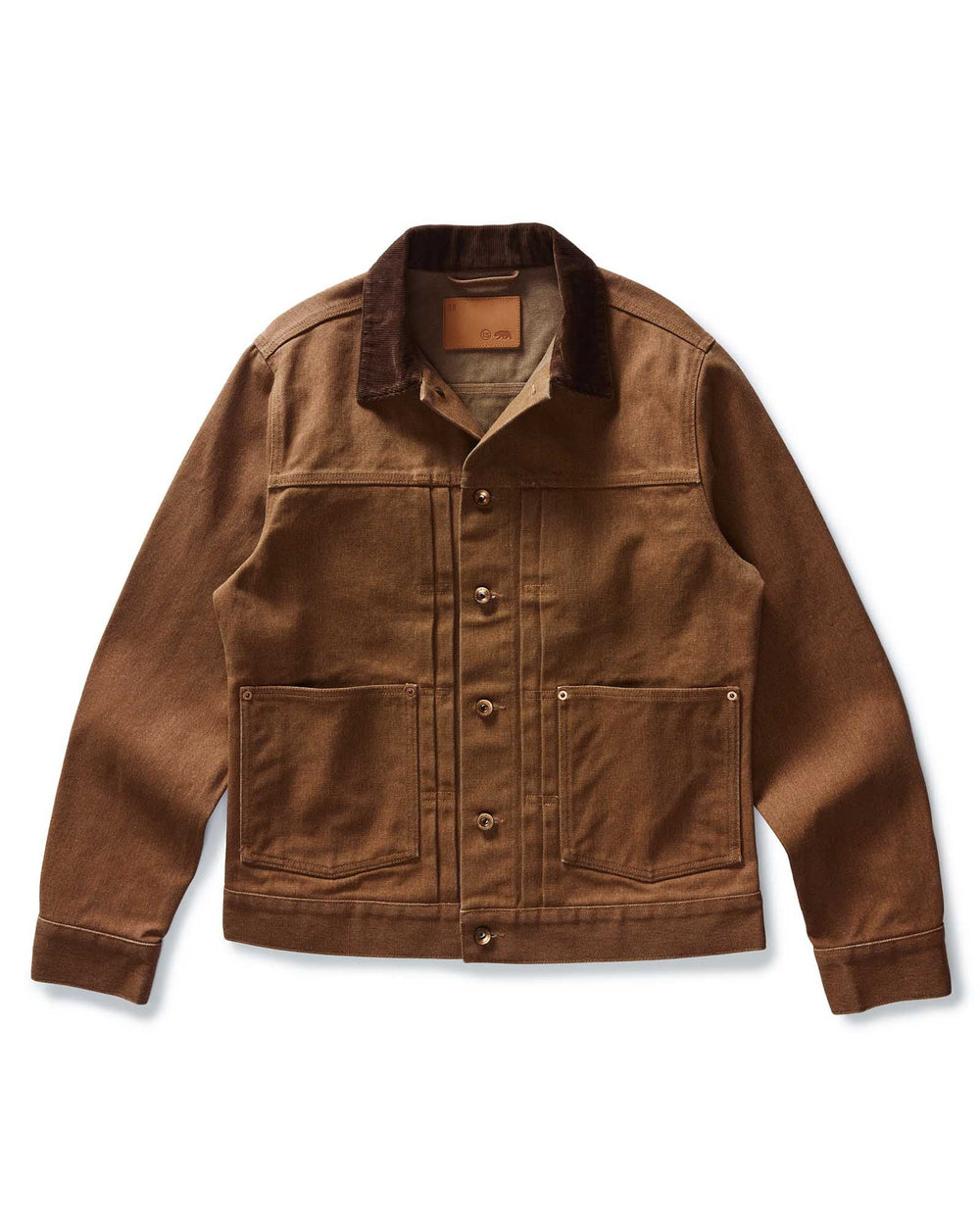 The Ryder Jacket | Tobacco Chipped Canvas - Echo Market