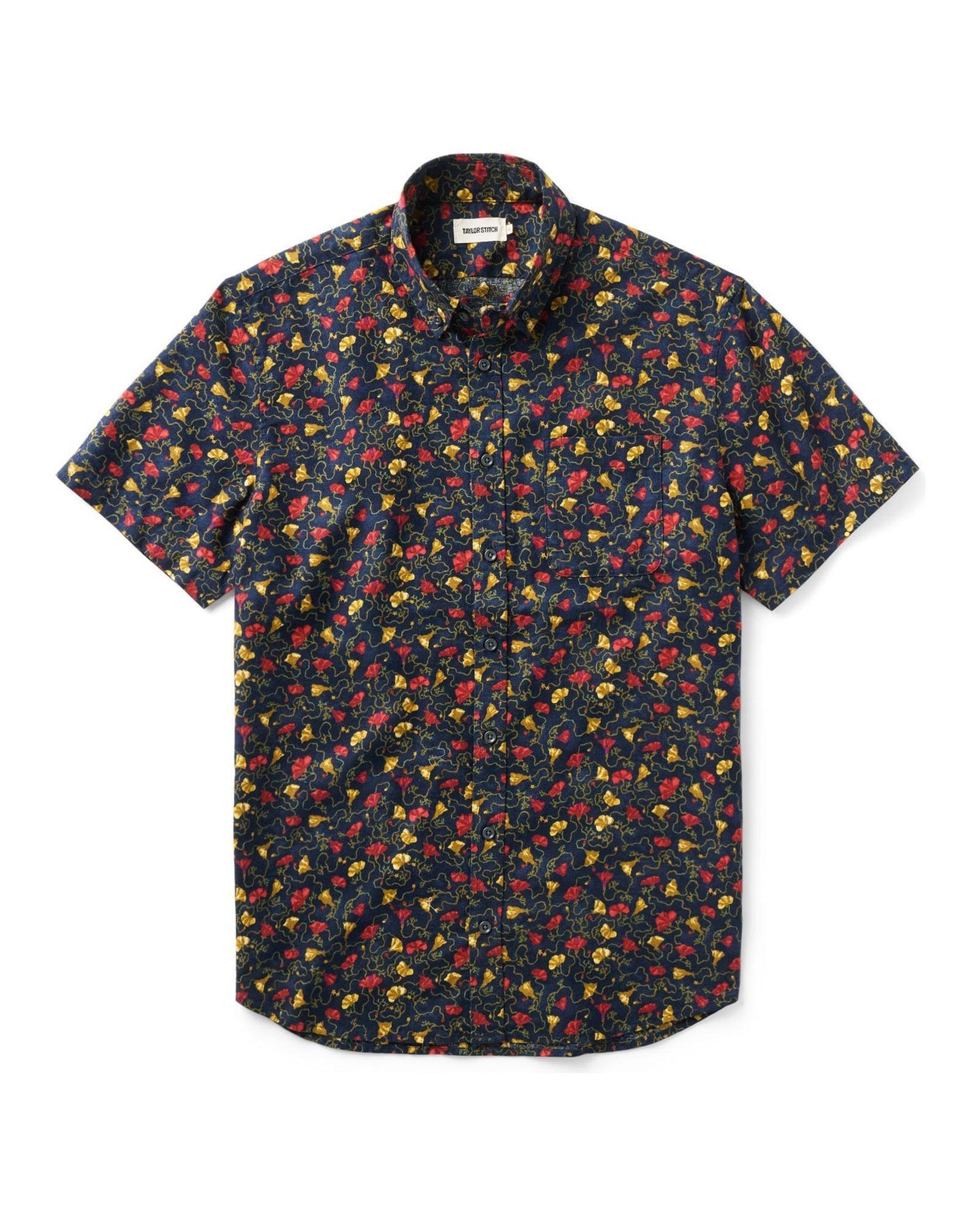 The Short Sleeve Jack
in Vintage Bloom with colorful floral pattern on a white background