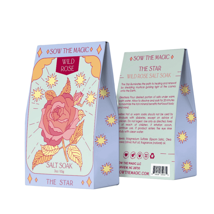 The Star Salt Soak in Wild Rose - Echo Market