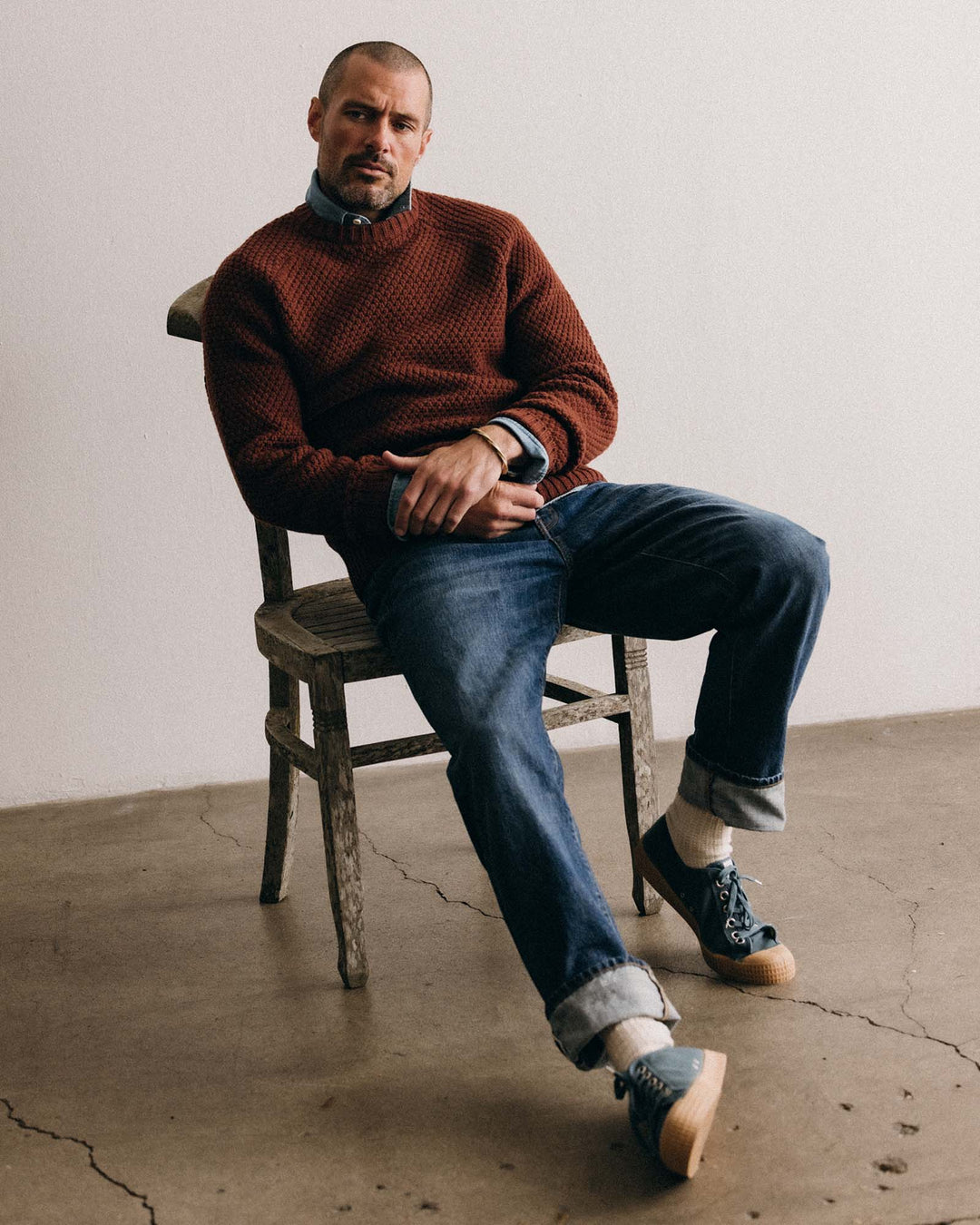 The Straight Jean | Mid Wash Organic Selvedge - Echo Market