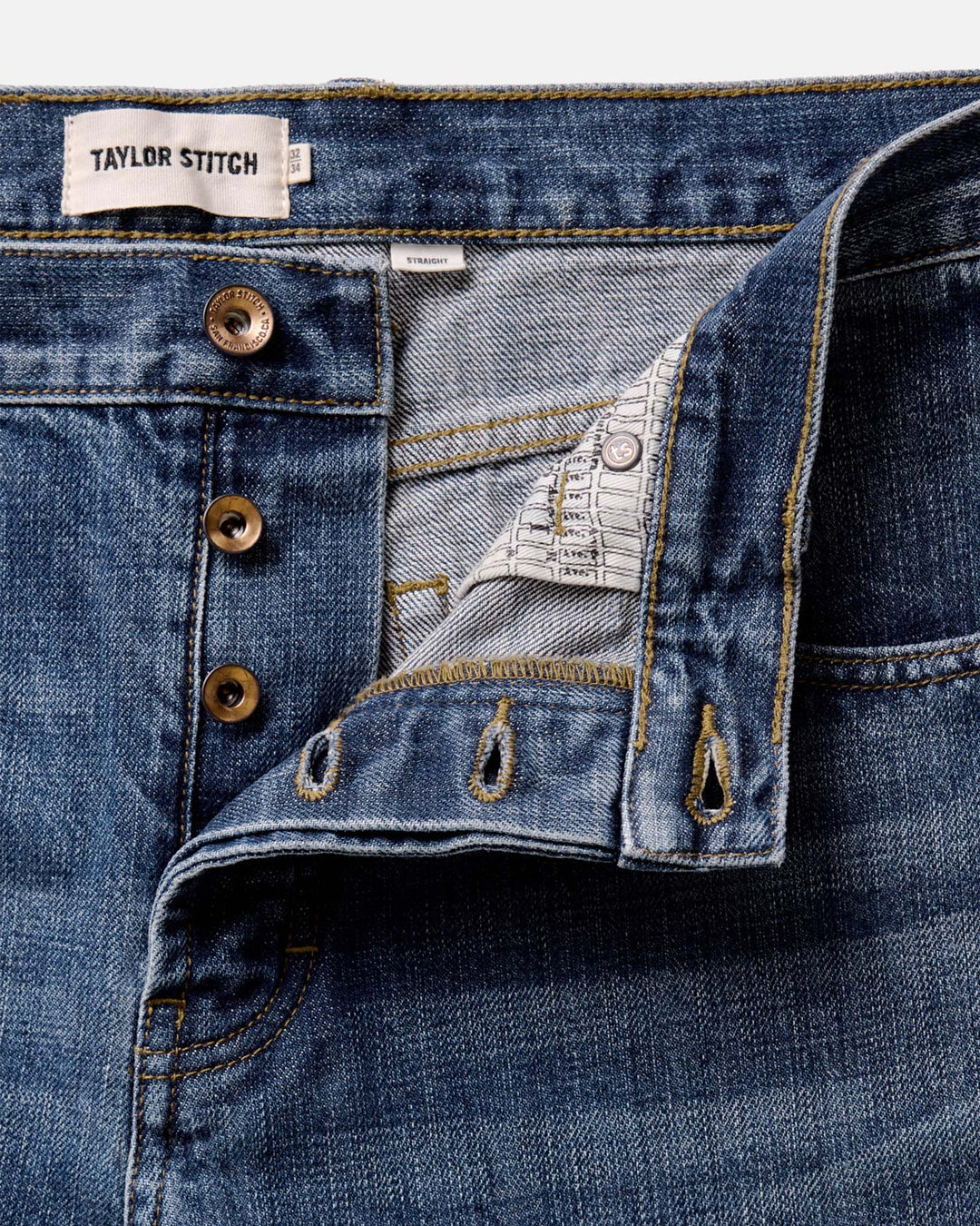 The Straight Jean | Mid Wash Organic Selvedge - Echo Market