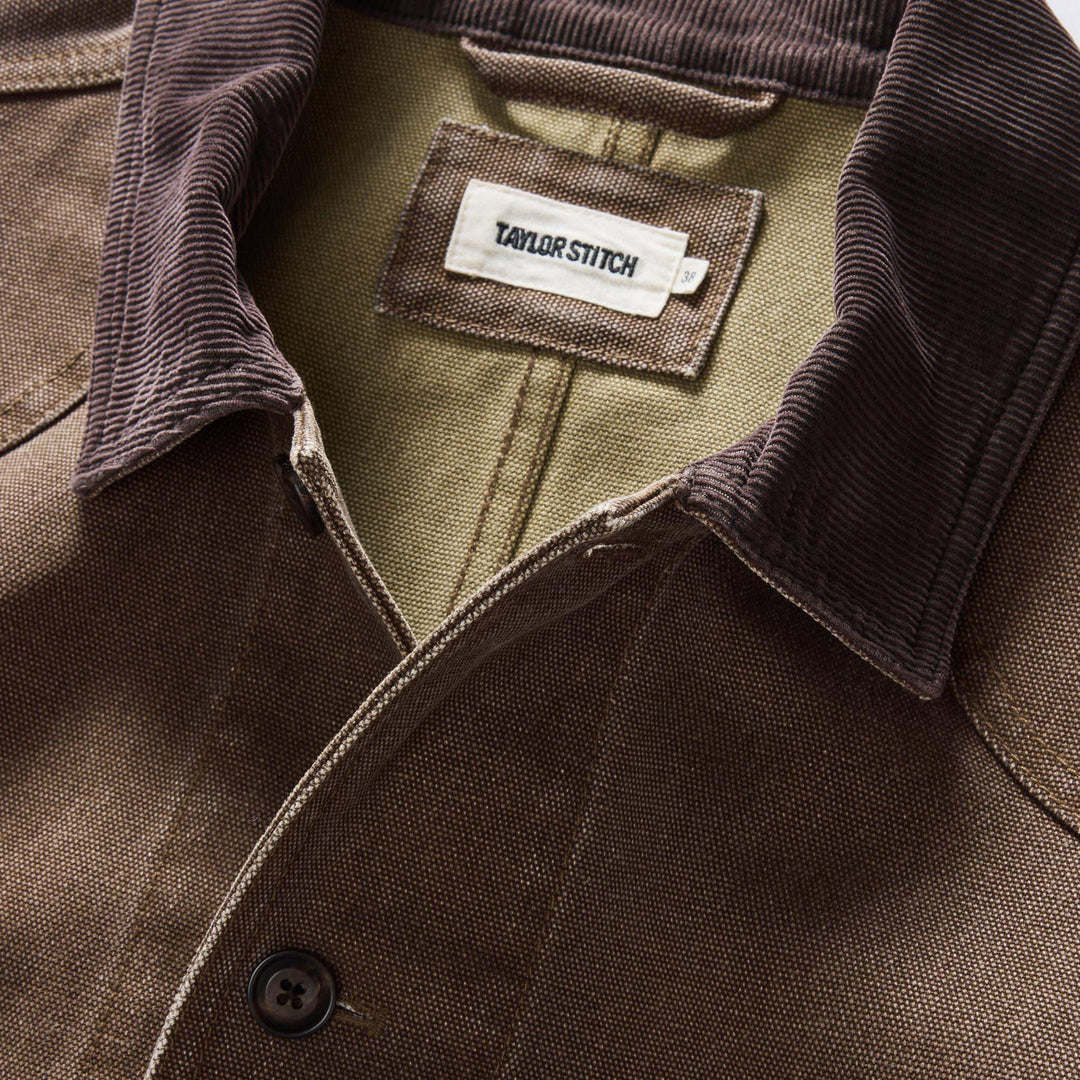 The Upland Jacket | Aged Penny Chipped Canvas - Echo Market