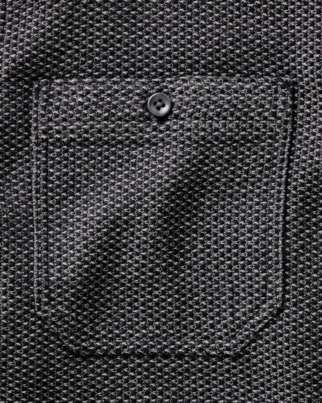 The Utility Shirt | Charcoal Sashiko - Echo Market