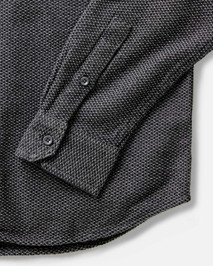 The Utility Shirt | Charcoal Sashiko - Echo Market