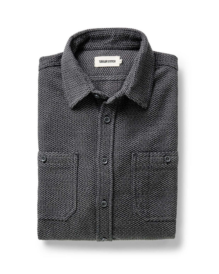The Utility Shirt | Charcoal Sashiko - Echo Market