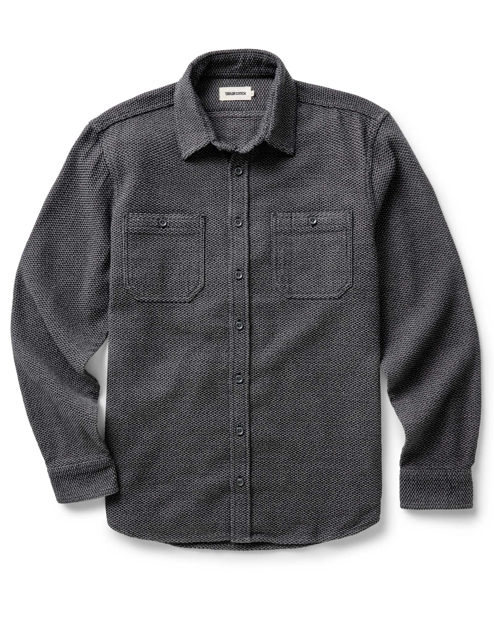 The Utility Shirt | Charcoal Sashiko - Echo Market