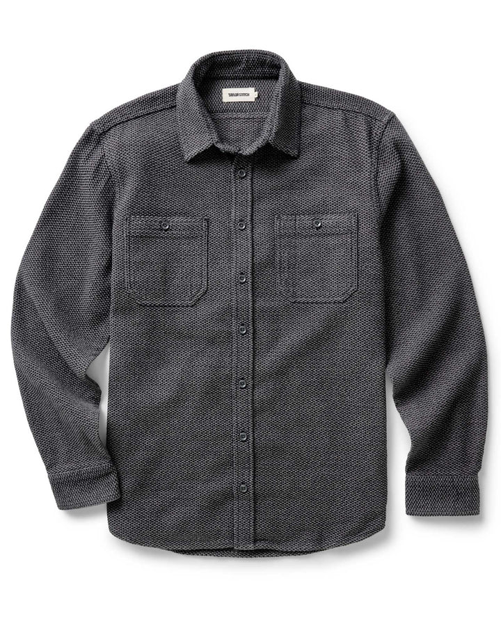 The Utility Shirt | Charcoal Sashiko - Echo Market