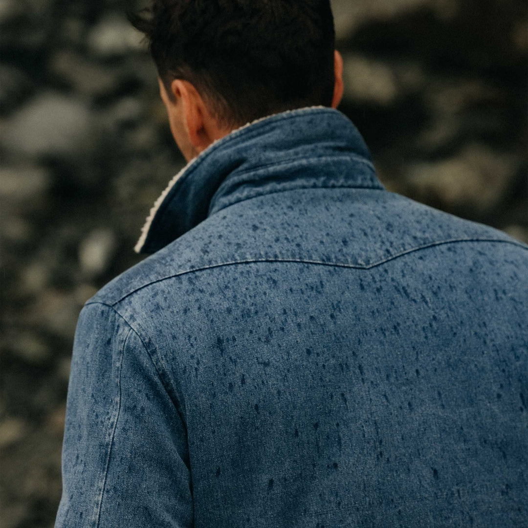 The Western Shirt Jacket | Washed Indigo - Echo Market