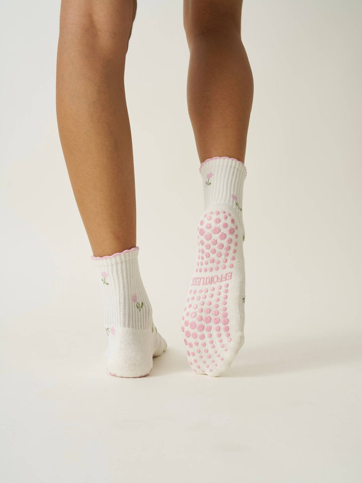 🌷 Tulip Petal Grip Sock | Pilates Socks - Echo Market