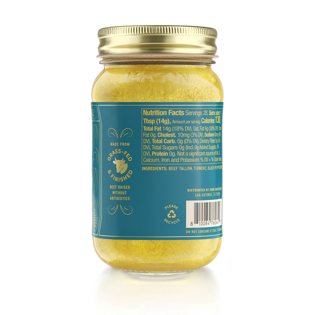 Turmeric & Black Pepper Regenerative Beef Tallow - Echo Market