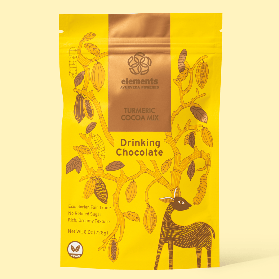 Turmeric Infused Drinking Hot Chocolate | Vegan - Echo Market