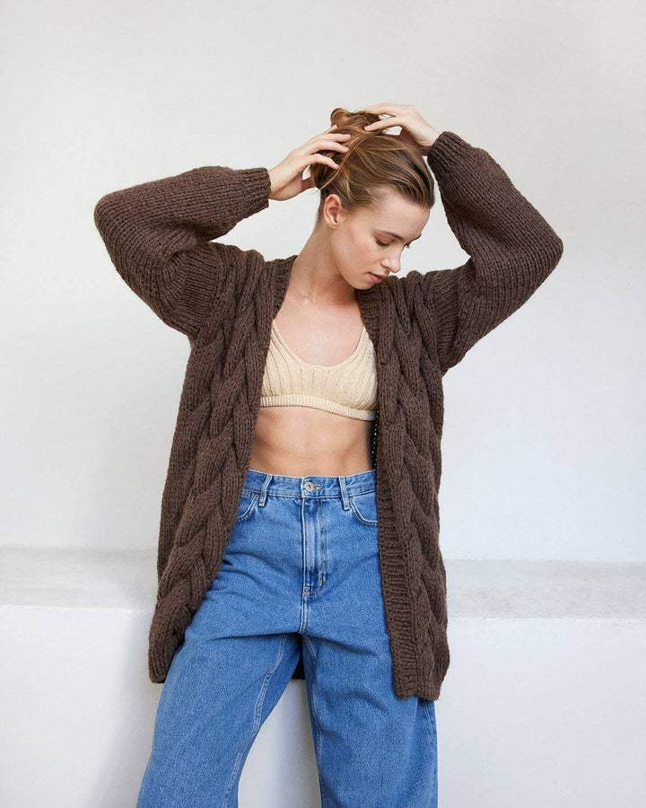 Twisted Erik | Earth Wool Cardigan - Echo Market