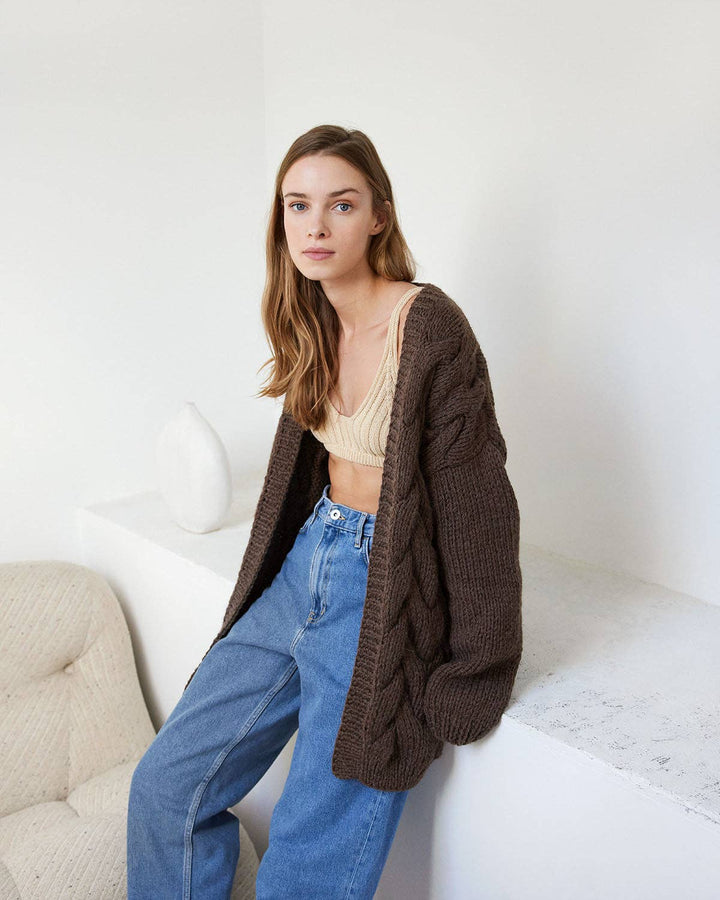 Twisted Erik | Earth Wool Cardigan - Echo Market