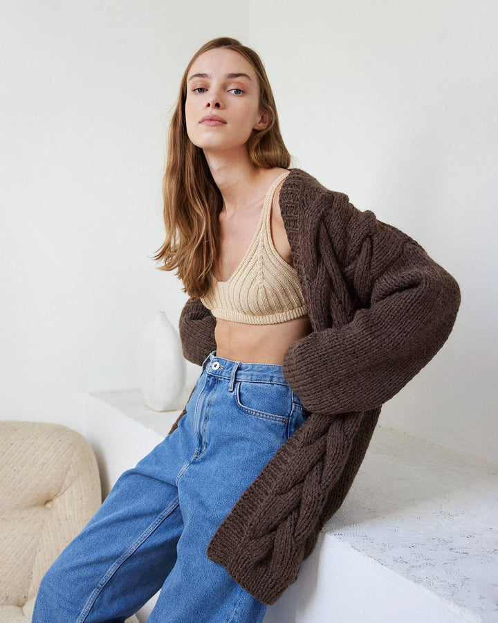 Twisted Erik | Earth Wool Cardigan - Echo Market