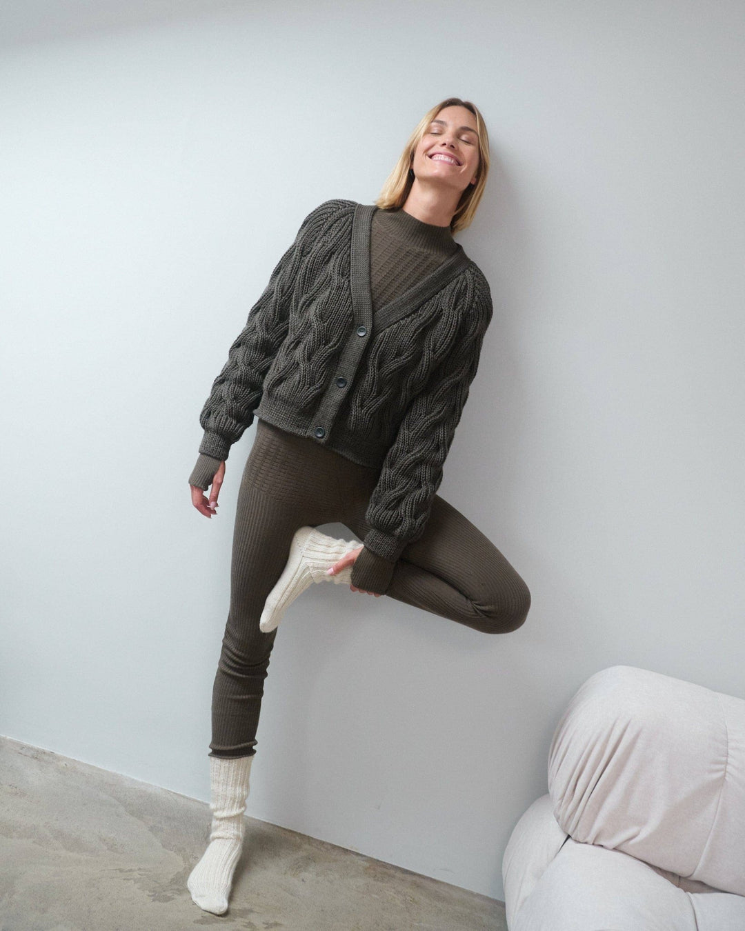 Vandenė: Nettle Merino Wool Leggings | Nettle - Echo Market