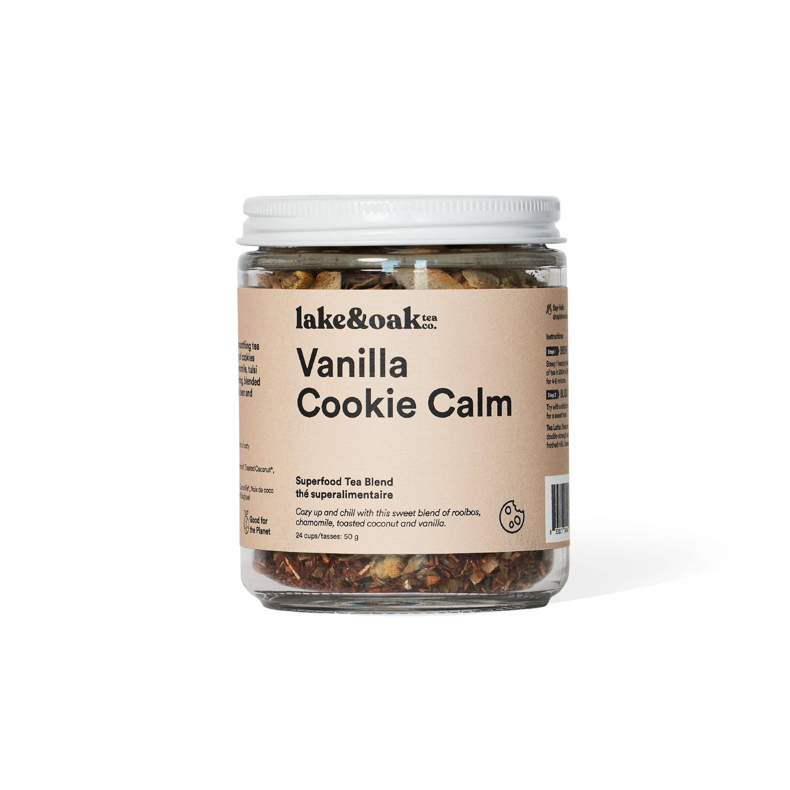 Vanilla Cookie Calm | Superfood Tea Blend - Echo Market