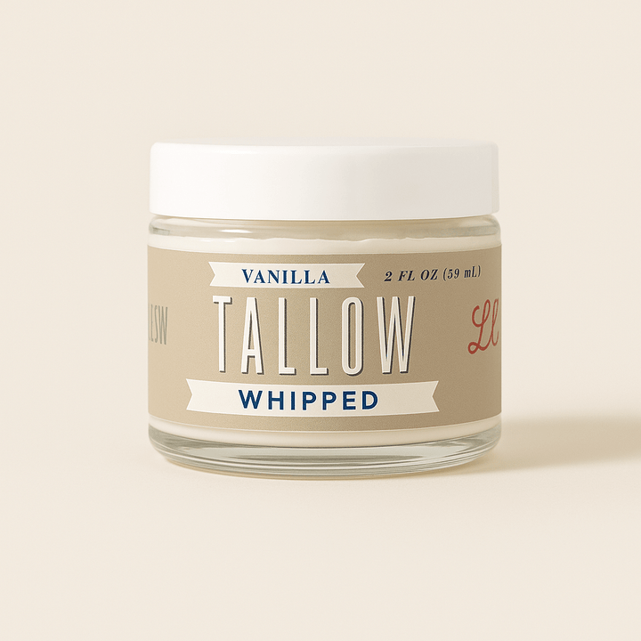 Vanilla Whipped Tallow | All Natural Grass Fed Beef Tallow Moisturizer - Echo Market