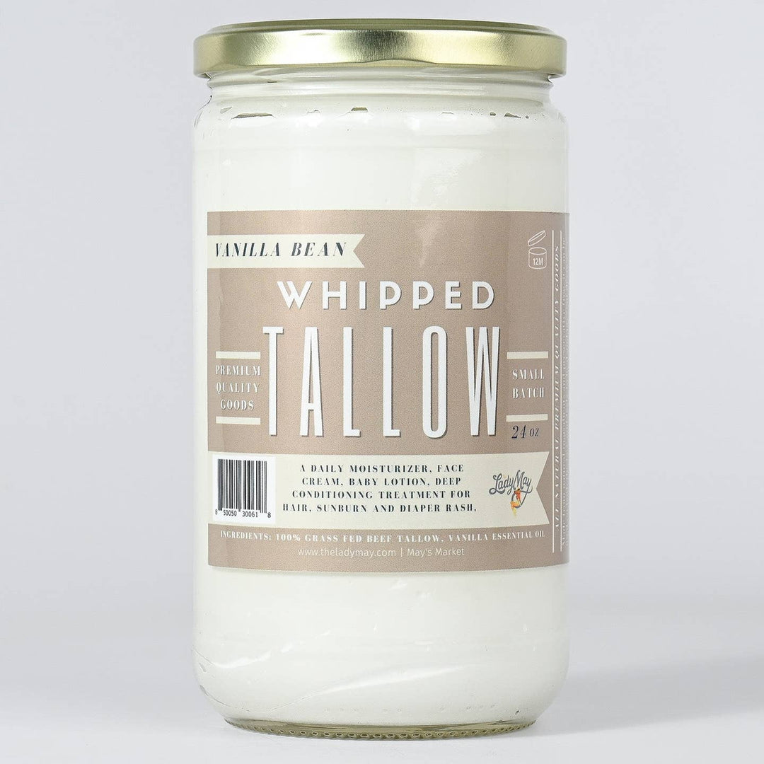 Vanilla Whipped Tallow | All Natural Grass Fed Beef Tallow Moisturizer - Echo Market