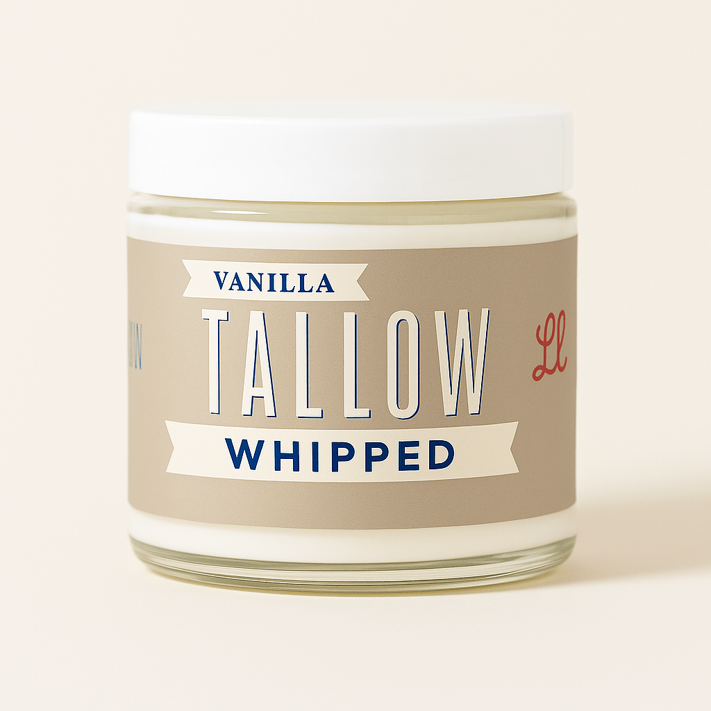 Vanilla Whipped Tallow | All Natural Grass Fed Beef Tallow Moisturizer - Echo Market