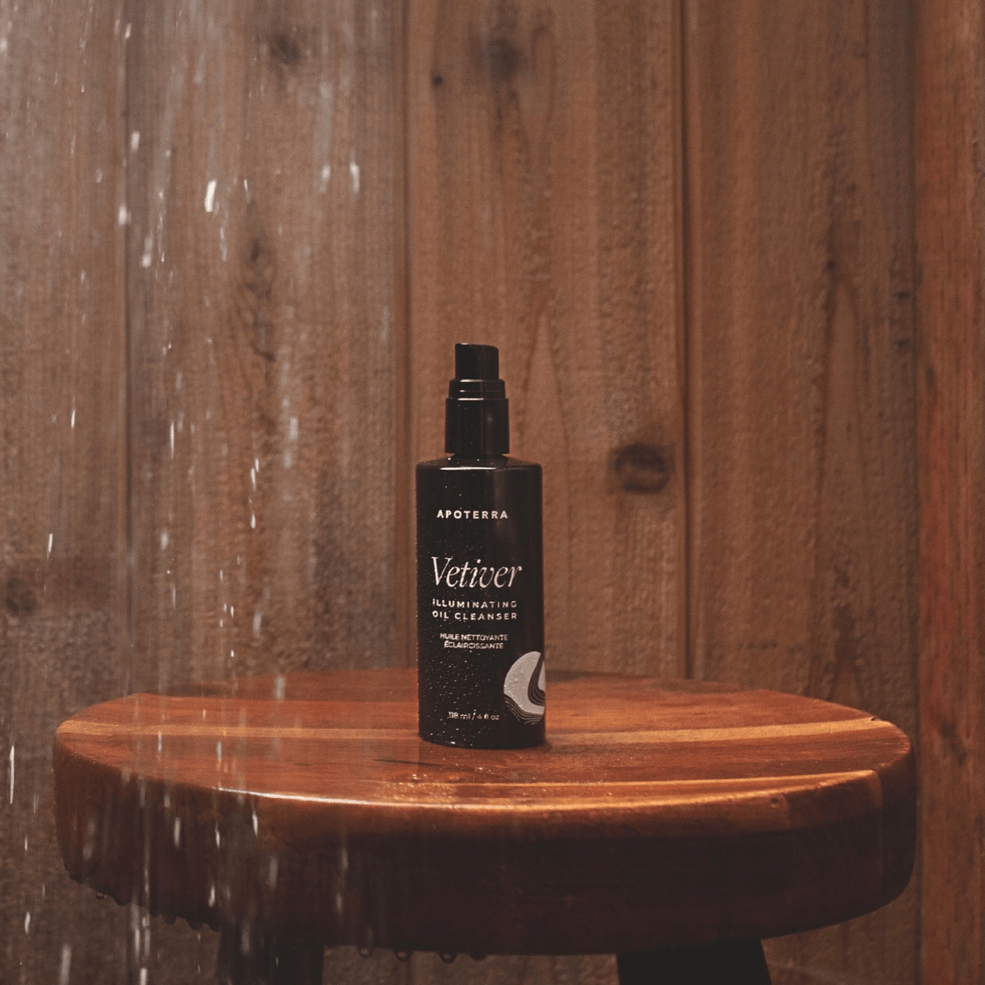 Brown bottle labeled &