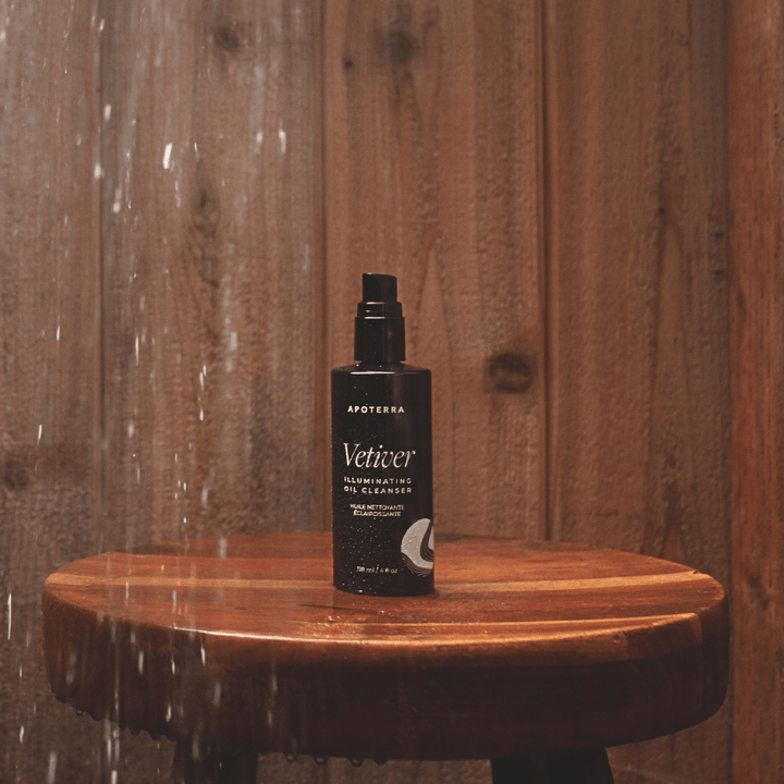 Brown bottle labeled &
