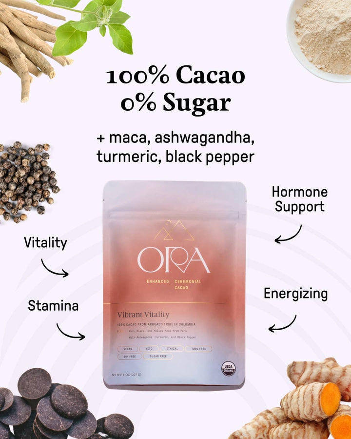 Vibrant Vitality Cacao | Organic Ceremonial Chocolate - Echo Market