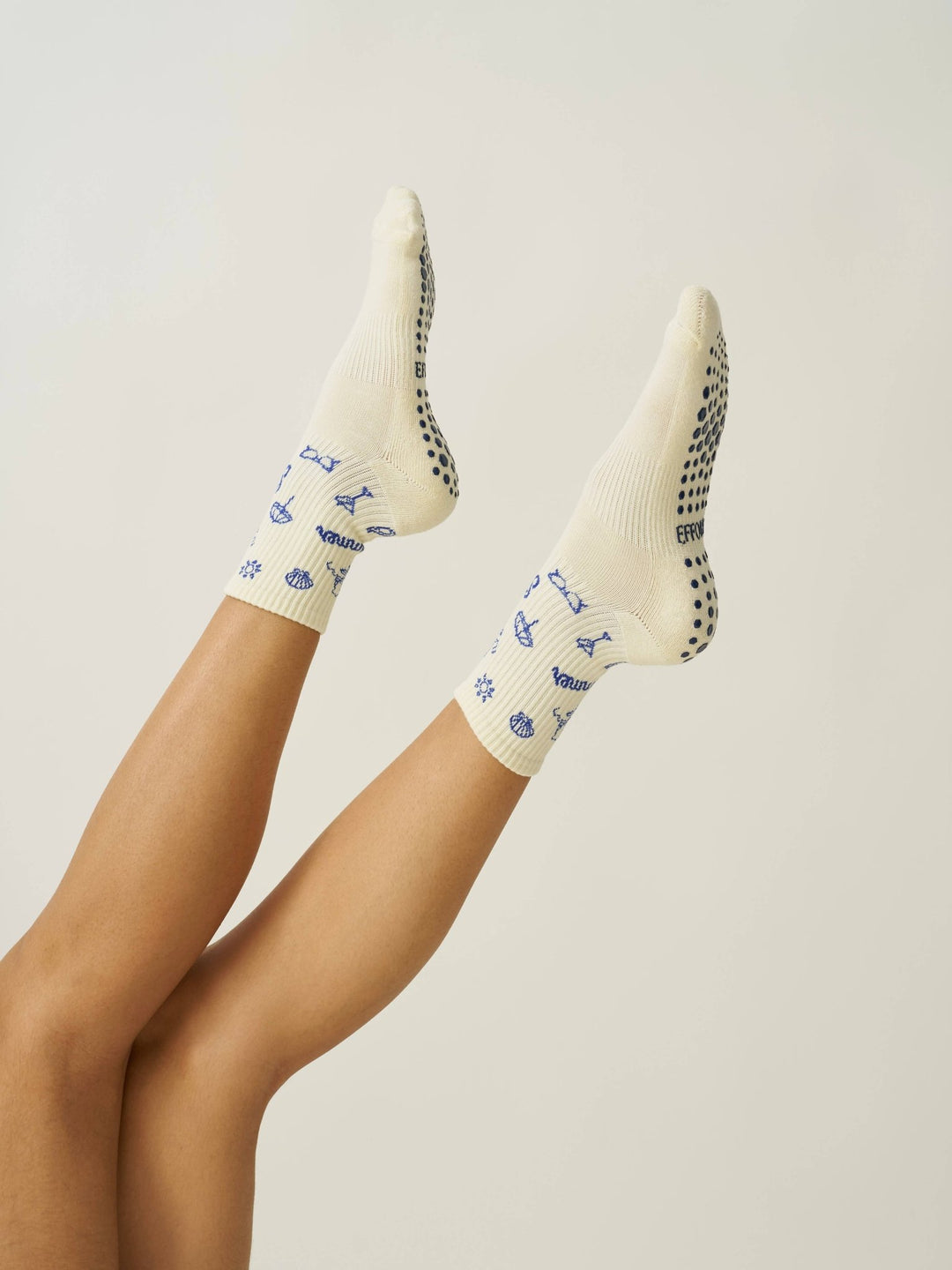 ☀️ Vintage Summer Grip Sock | Pilates Socks - Echo Market