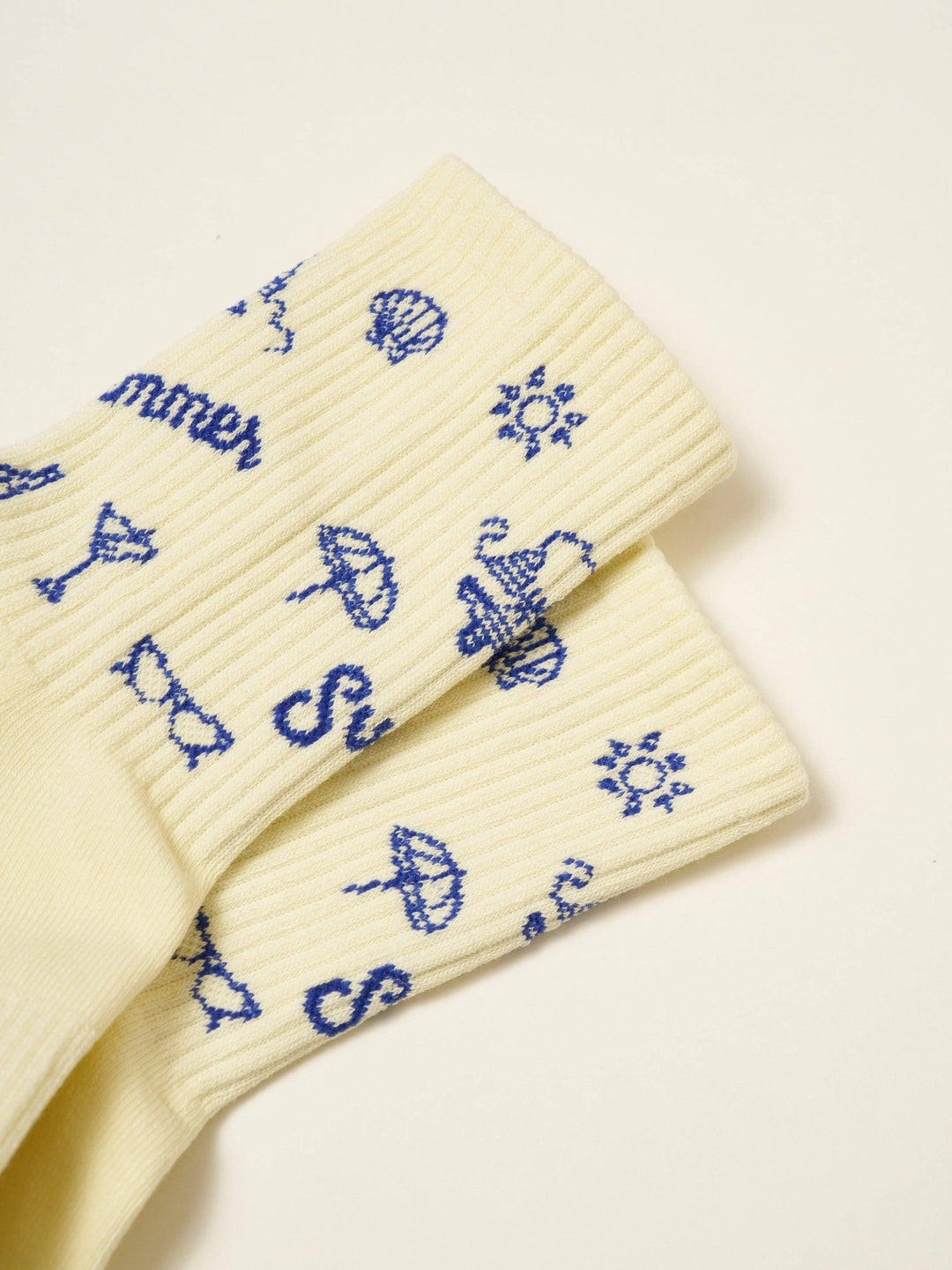 ☀️ Vintage Summer Grip Sock | Pilates Socks - Echo Market