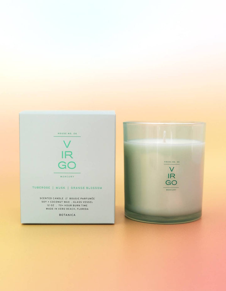 Virgo Zodiac Candle - Echo Market