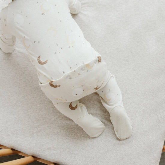 Viscose Bamboo and Organic Cotton Footie - Echo Market