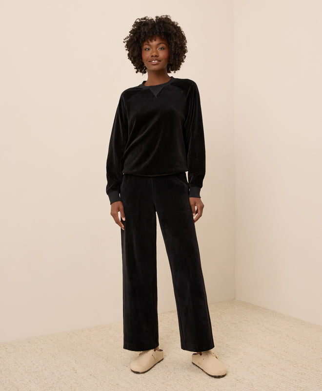 Women's Pure Velour Crew Sweatshirt