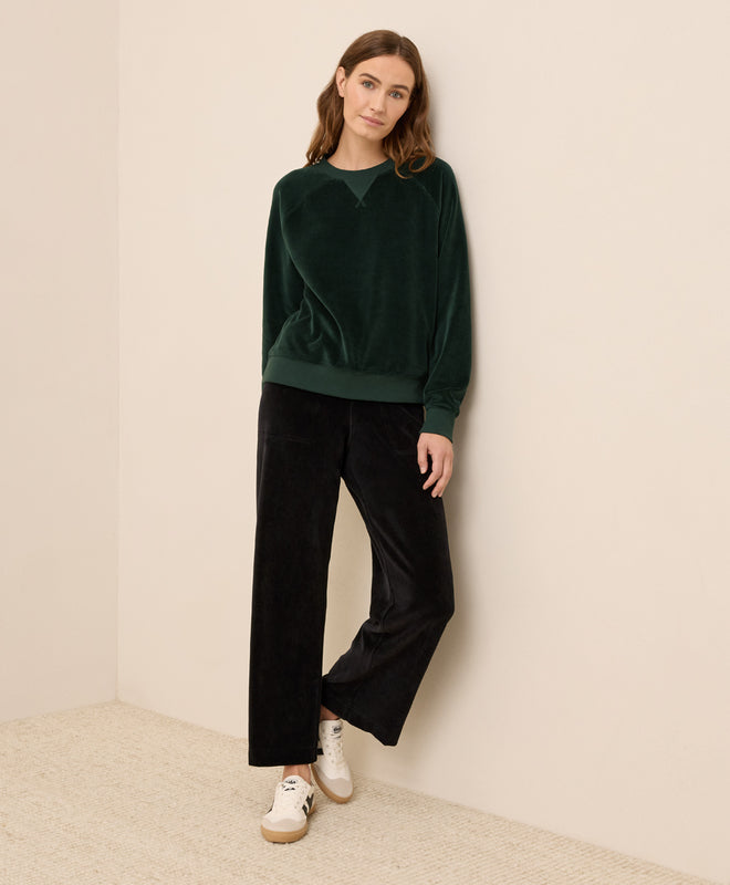 Women's Pure Velour Crew Sweatshirt