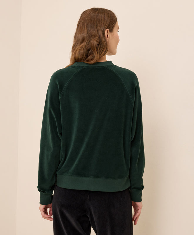 Women's Pure Velour Crew Sweatshirt