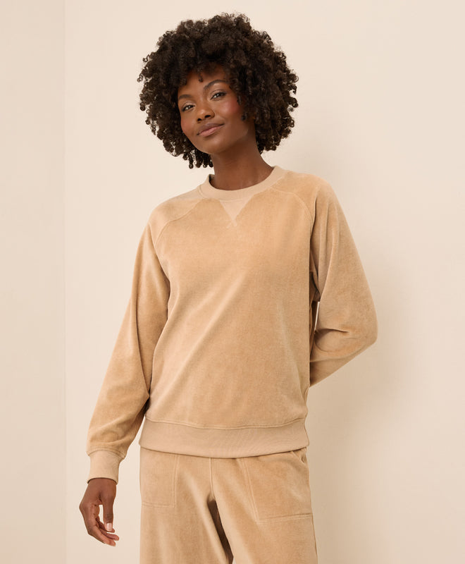 Women's Pure Velour Crew Sweatshirt