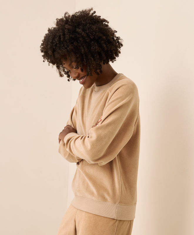 Women's Pure Velour Crew Sweatshirt