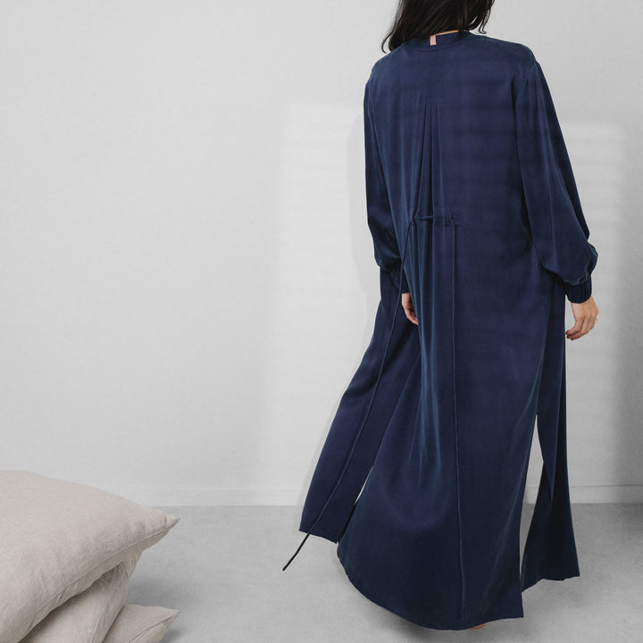 Washable Silk Long Robe - Echo Market