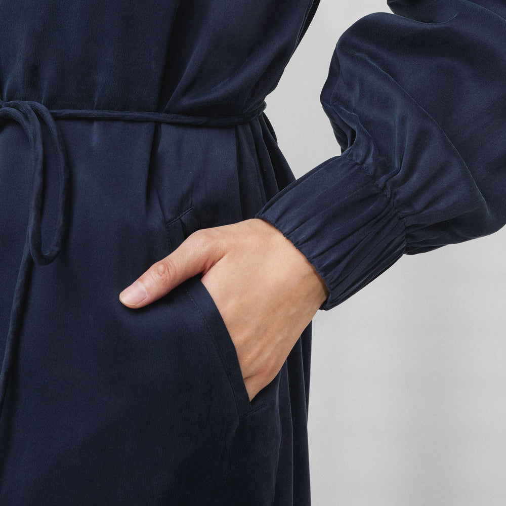 Washable Silk Long Robe - Echo Market