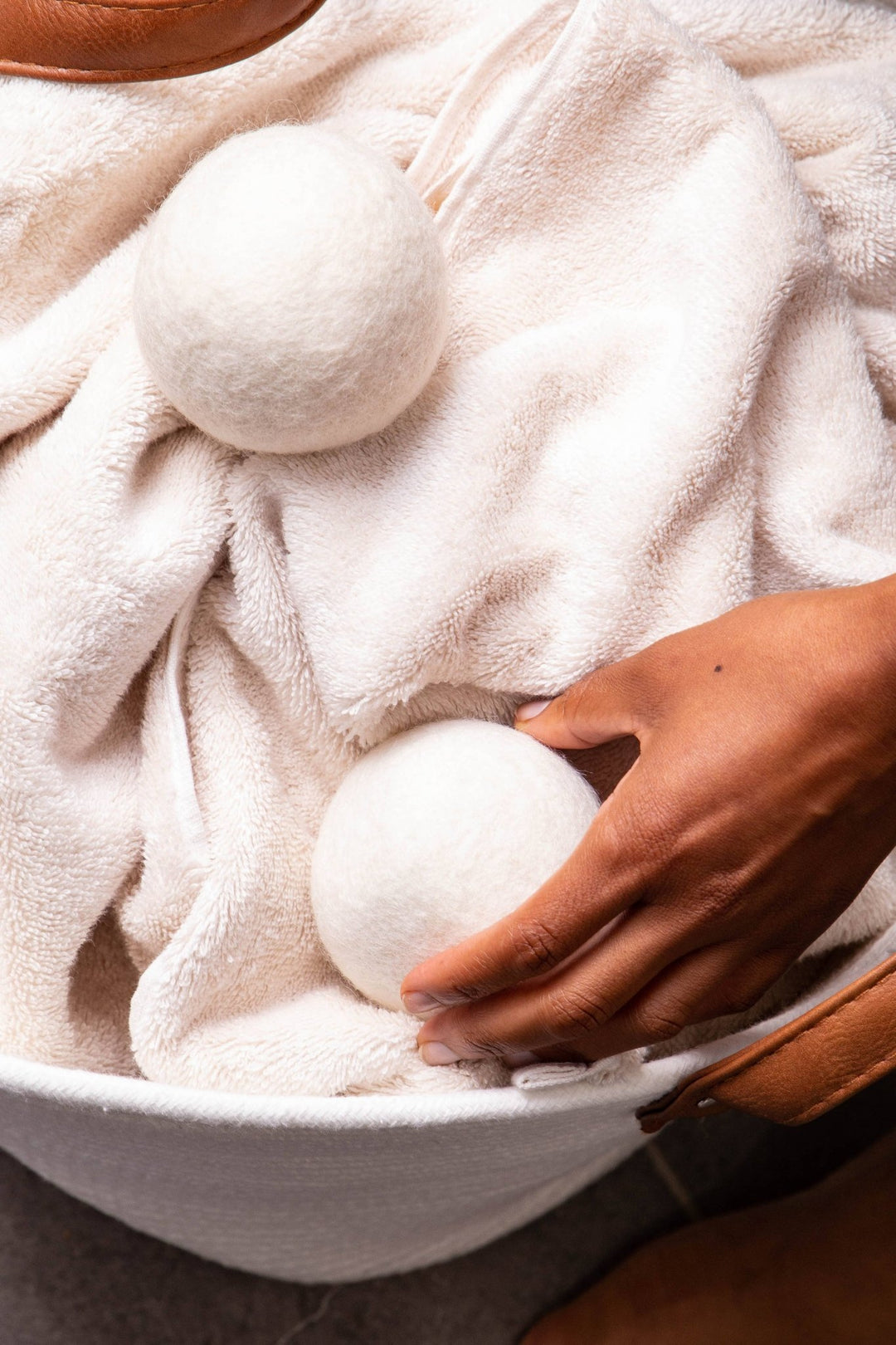 White Eco Wool Dryer Balls - Echo Market