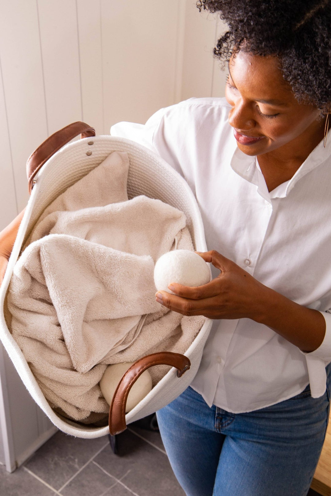 White Eco Wool Dryer Balls - Echo Market