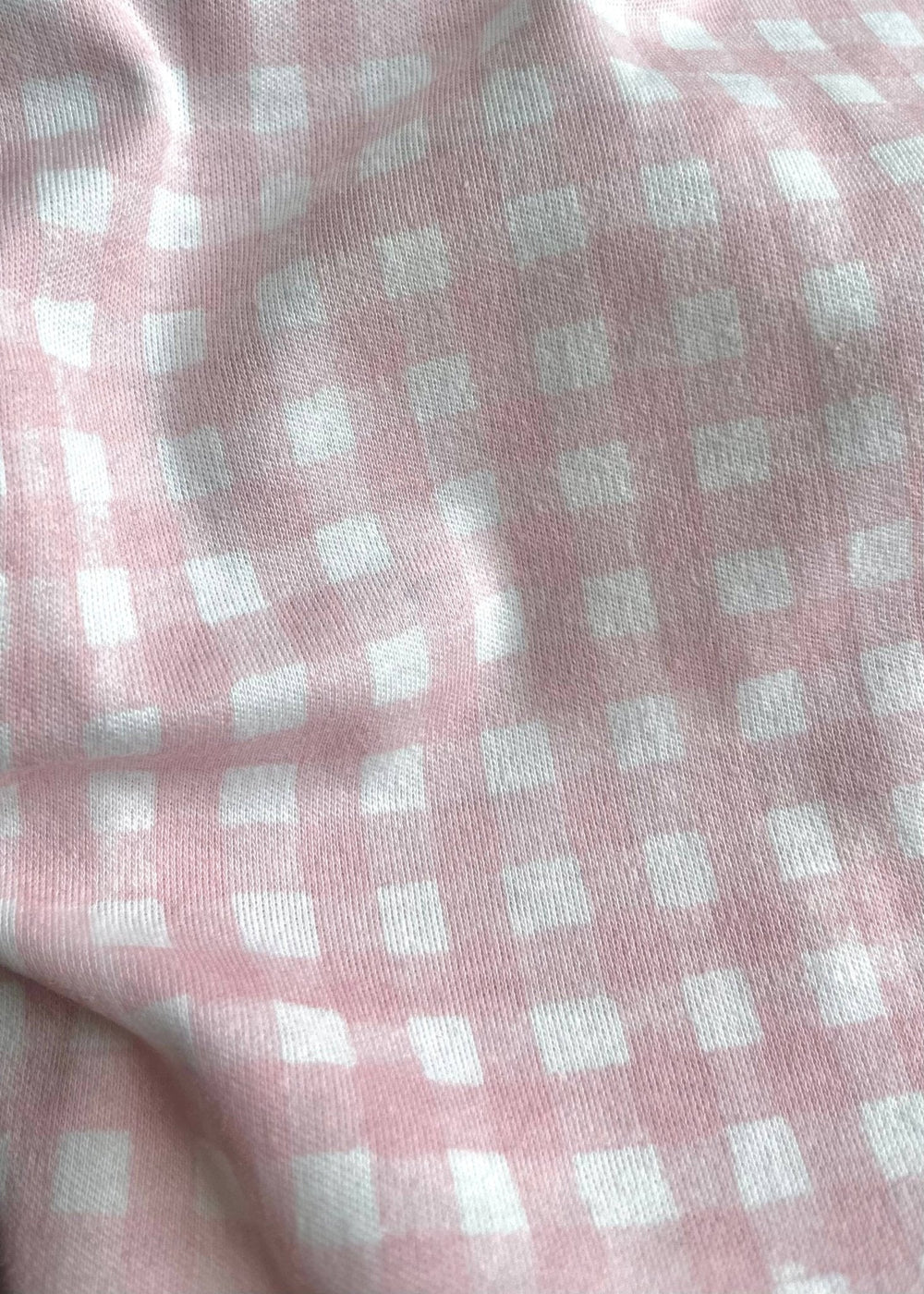 Women's Classic Pajama Set | Pink Gingham (Top) - Echo Market