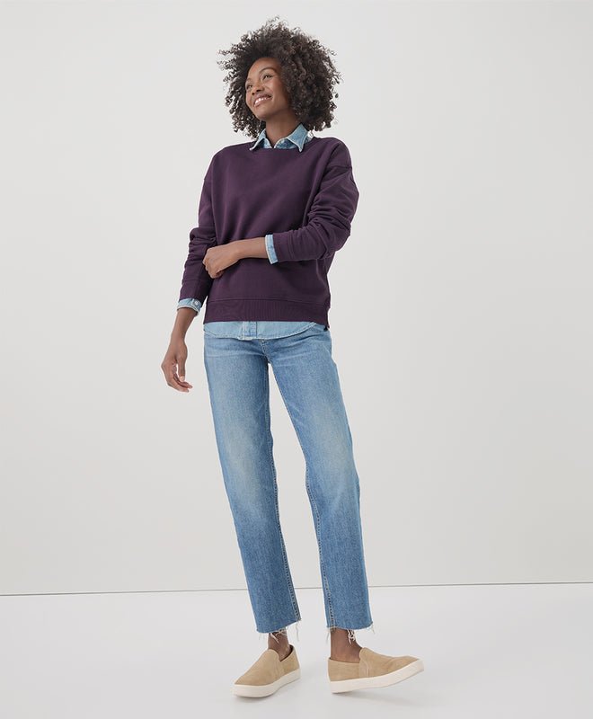 Women’s Cloud Brushed Fleece Crew Sweatshirt - Echo Market