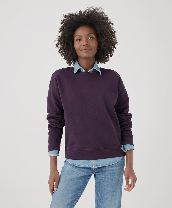 Women’s Cloud Brushed Fleece Crew Sweatshirt - Echo Market