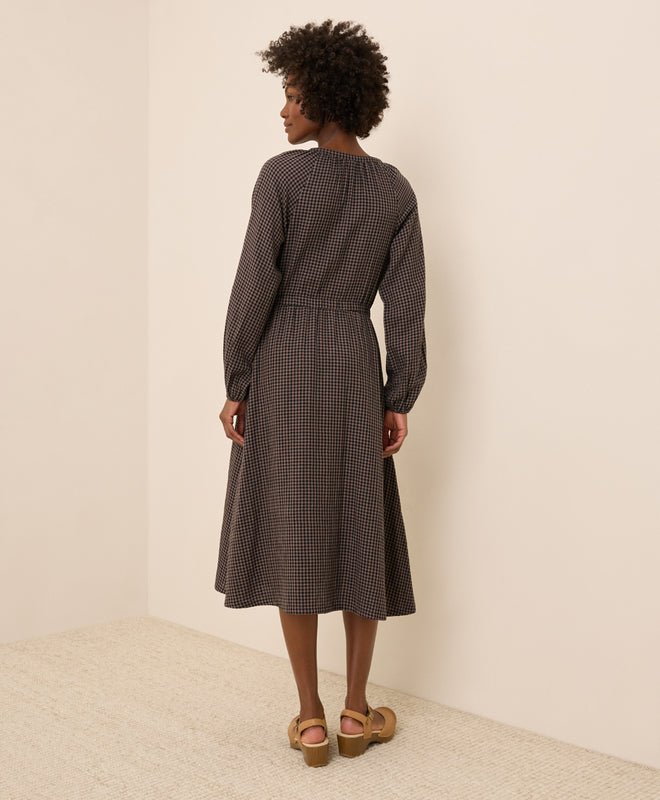 Women's Coastal Double Gauze Poet Sleeve Dress - Echo Market