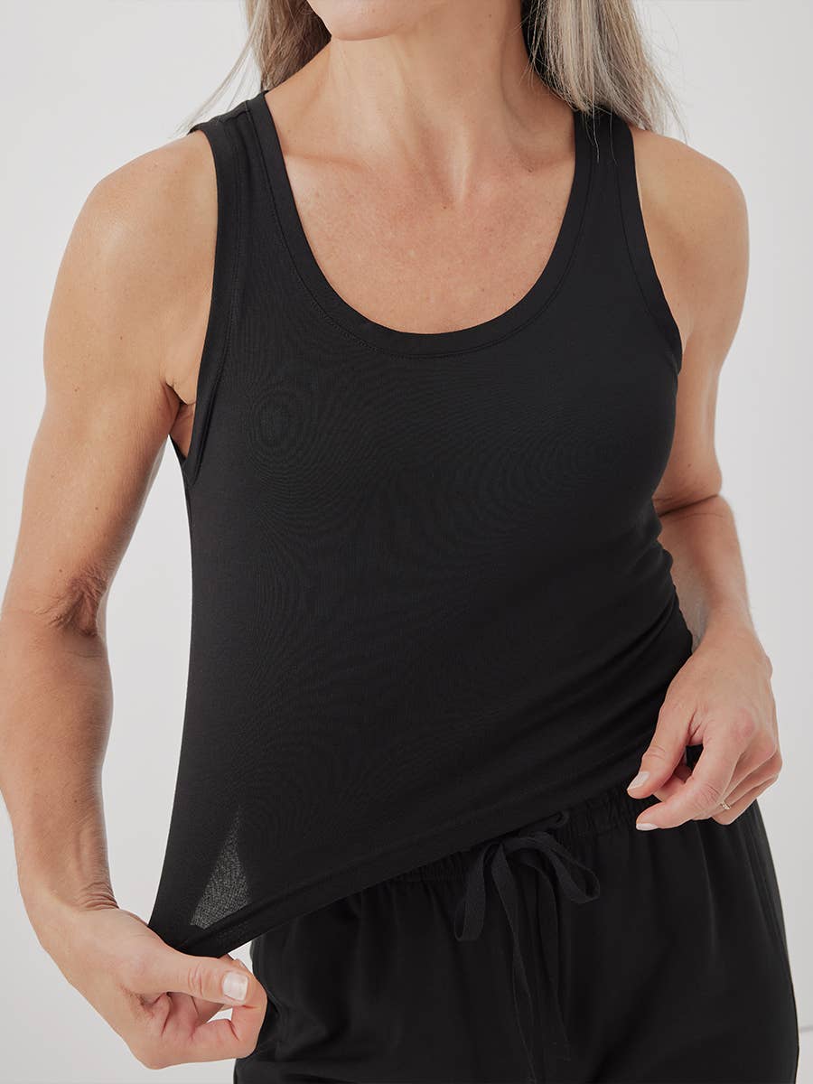 Women's Cool Stretch Cropped Lounge Tank - Echo Market