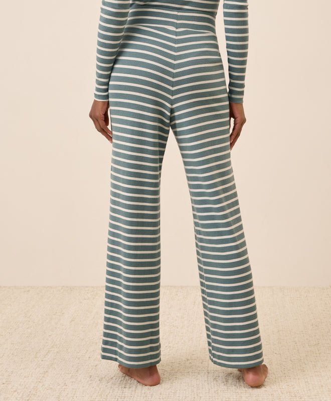 Women's Easy Rib Wide Leg Lounge Pant - Echo Market
