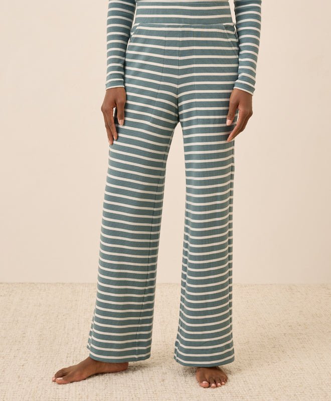 Women's Easy Rib Wide Leg Lounge Pant - Echo Market