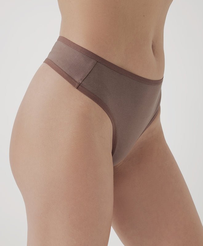 Women’s Everyday High Rise Thong - Echo Market