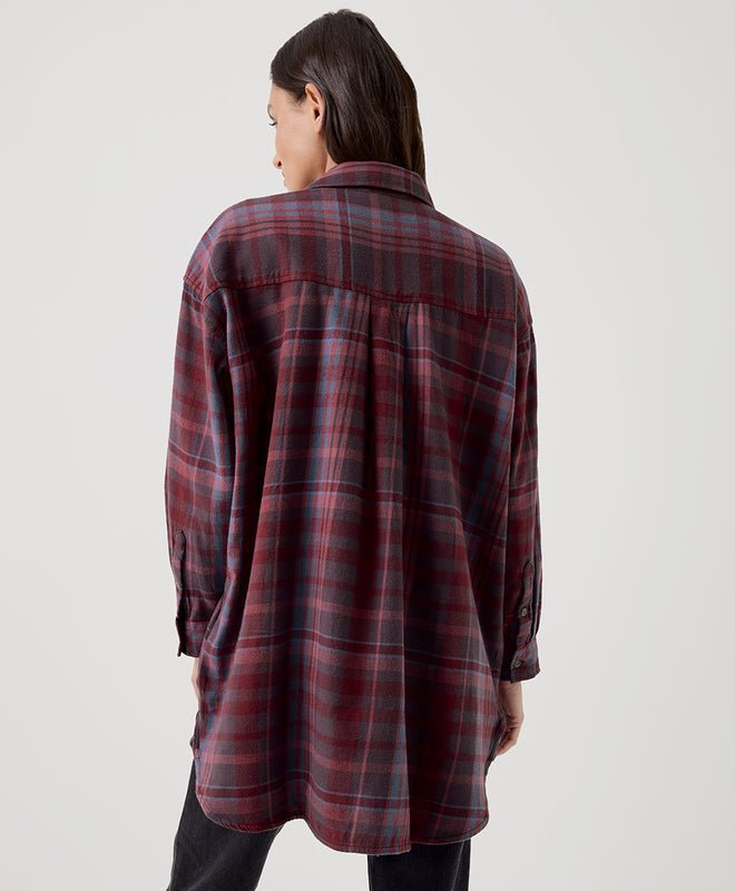 Women's Fireside Flannel Oversized Shirt - Echo Market